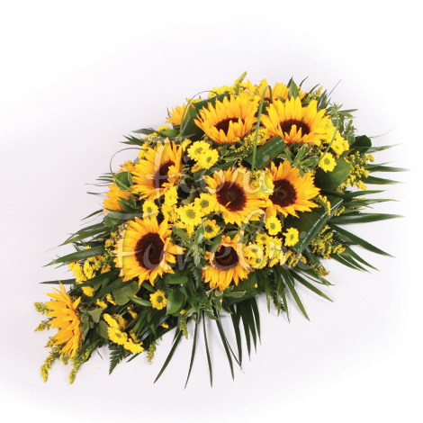 Composizione Funebre Di Girasoli Fiori Funerale